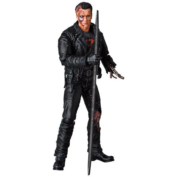 Terminator 2: Judgment Day - T-800 - Mafex No. 191 - T2: Battle Damage Ver. (Medicom Toy)ㅤ – Medicom Toy – ActionFigureBrasil