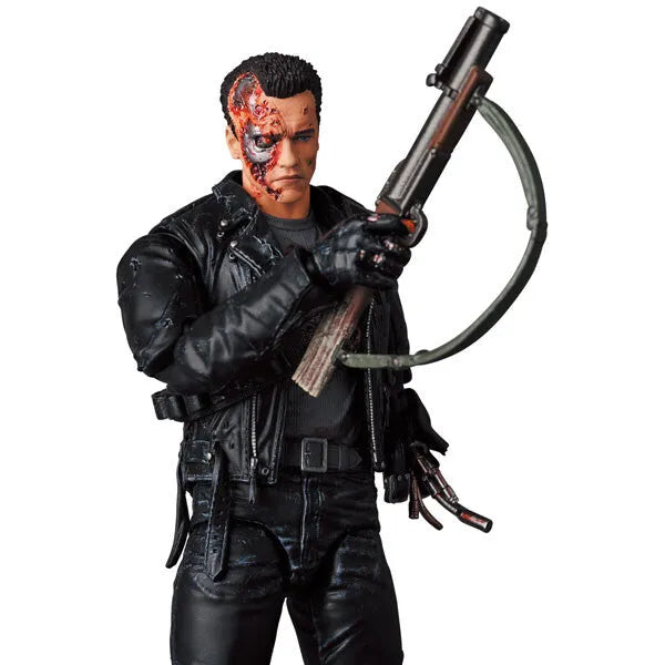 Terminator 2: Judgment Day - T-800 - Mafex No. 191 - T2: Battle Damage Ver. (Medicom Toy)ㅤ – Medicom Toy – ActionFigureBrasil