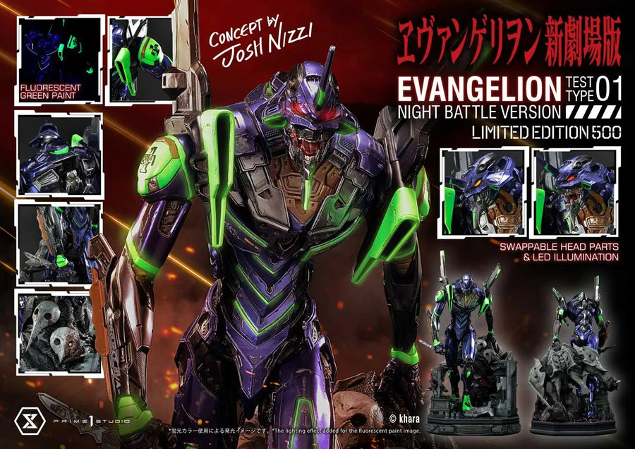 Test Type-01 (Night Battle Version) Evangelion(sinmov) – Prime1Studio – ActionFigure Brasil
