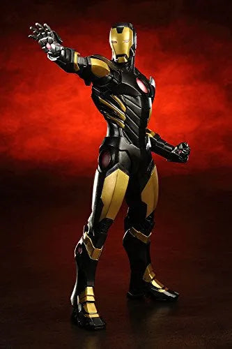 The Avengers - Iron Man - ARTFX+ - Marvel The Avengers ARTFX+ - 1/10 - Black x Gold (Kotobukiya)ㅤ – Kotobukiya – ActionFigureBrasil — ângulo diferente