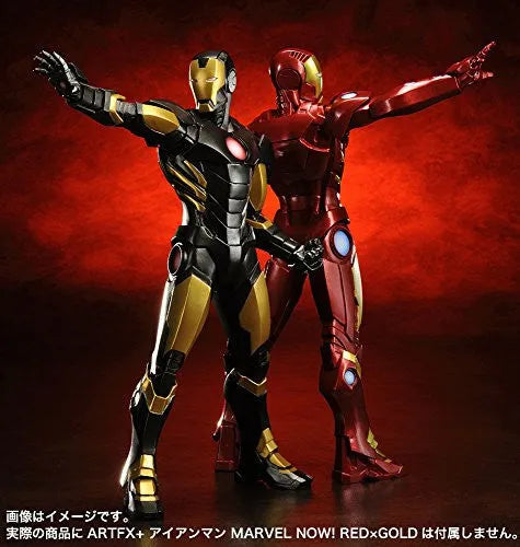 The Avengers - Iron Man - ARTFX+ - Marvel The Avengers ARTFX+ - 1/10 - Black x Gold (Kotobukiya)ㅤ – Kotobukiya – ActionFigureBrasil