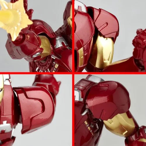 The Avengers - Iron Man Mark VII - Legacy of Revoltech LR-041 - Revoltech - Revoltech SFX #42 (Kaiyodo)ㅤ – Kaiyodo – ActionFigureBrasil