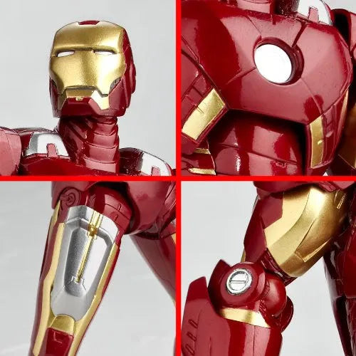 The Avengers - Iron Man Mark VII - Legacy of Revoltech LR-041 - Revoltech - Revoltech SFX #42 (Kaiyodo)ㅤ – Kaiyodo – ActionFigureBrasil