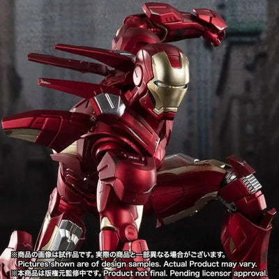 The Avengers - Iron Man Mark VII - S.H.Figuarts - Avengers Assemble Edition (Bandai Spirits) [Shop Exclusive]ㅤ – Bandai Spirits – ActionFigureBrasil — iluminação de estúdio