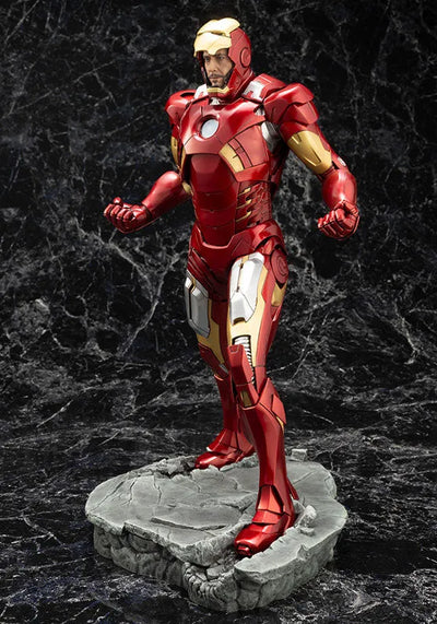 The Avengers - Iron Man Mark VII - Tony Stark - ARTFX - 1/6 - Model Kit (Kotobukiya)ㅤ – Kotobukiya – ActionFigureBrasil — embalagem