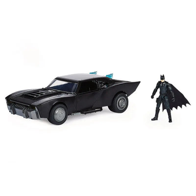 "THE BATMAN" Spin Master Action Figure 4 Inch Batman & Batmobileㅤ – Spinmaster – ActionFigureBrasil