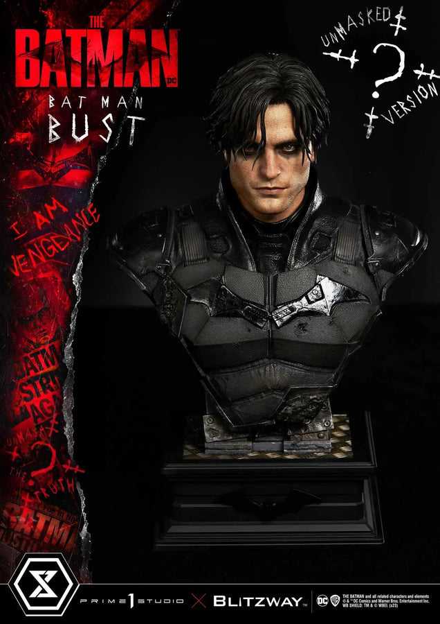 The Batman (Unmasked Version) The Batman (Film) – Prime1Studio – ActionFigure Brasil
