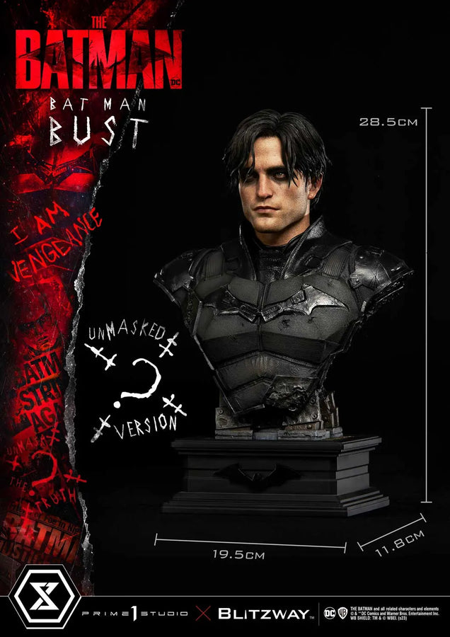 The Batman (Unmasked Version) The Batman (Film) – Prime1Studio – ActionFigure Brasil