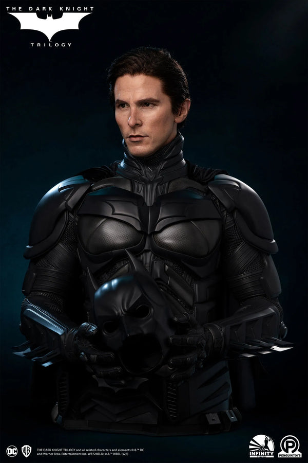 The Dark Knight Trilogy Batman - LIMITED EDITION: 500 – Infinity Studio X Penguin Toys – ActionFigure Brasil