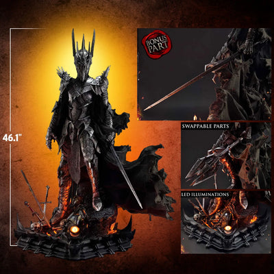 The Dark Lord Sauron (Bonus Version) - LIMITED EDITION: TBD (Bonus Version) – Prime 1 Studio – ActionFigure Brasil — acessórios