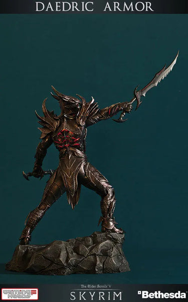The Elder Scrolls V: Skyrim - Dark Elf Daedra Armor 1/6 Statueㅤ – Puella Magi Madoka Magica – ActionFigureBrasil — close