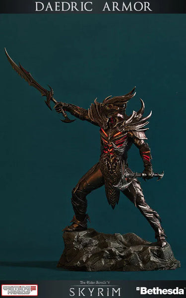 The Elder Scrolls V: Skyrim - Dark Elf Daedra Armor 1/6 Statueㅤ – Puella Magi Madoka Magica – ActionFigureBrasil — com base expositora