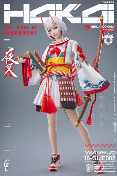 THE GIRLS OF ARMAMENT - I8-GLIE002 - Lilua Ogami - 1/6 (i8TOYS)ㅤ – i8TOYS – ActionFigureBrasil — ângulo diferente