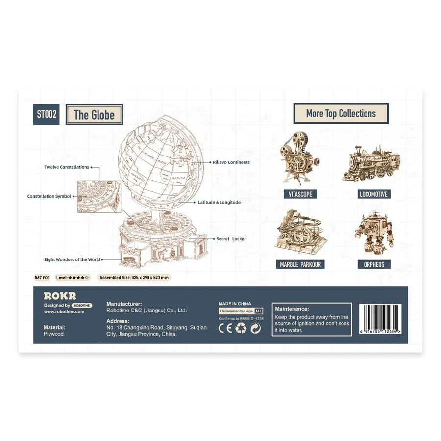 The Globe – Robotime – ActionFigure Brasil