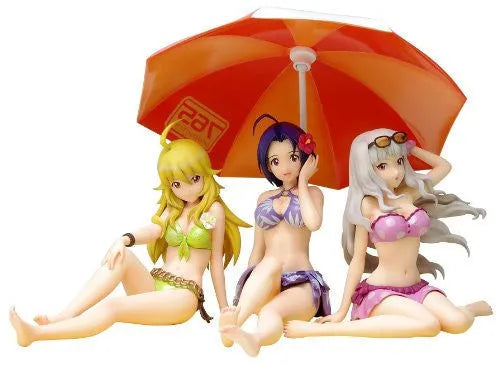 The Idolmaster (TV Animation) - Hoshii Miki - Miura Azusa - Shijou Takane - Beach Queens - 1/10 - Swimsuit ver., Ver.2 (Wave)ㅤ – Wave – ActionFigureBrasil