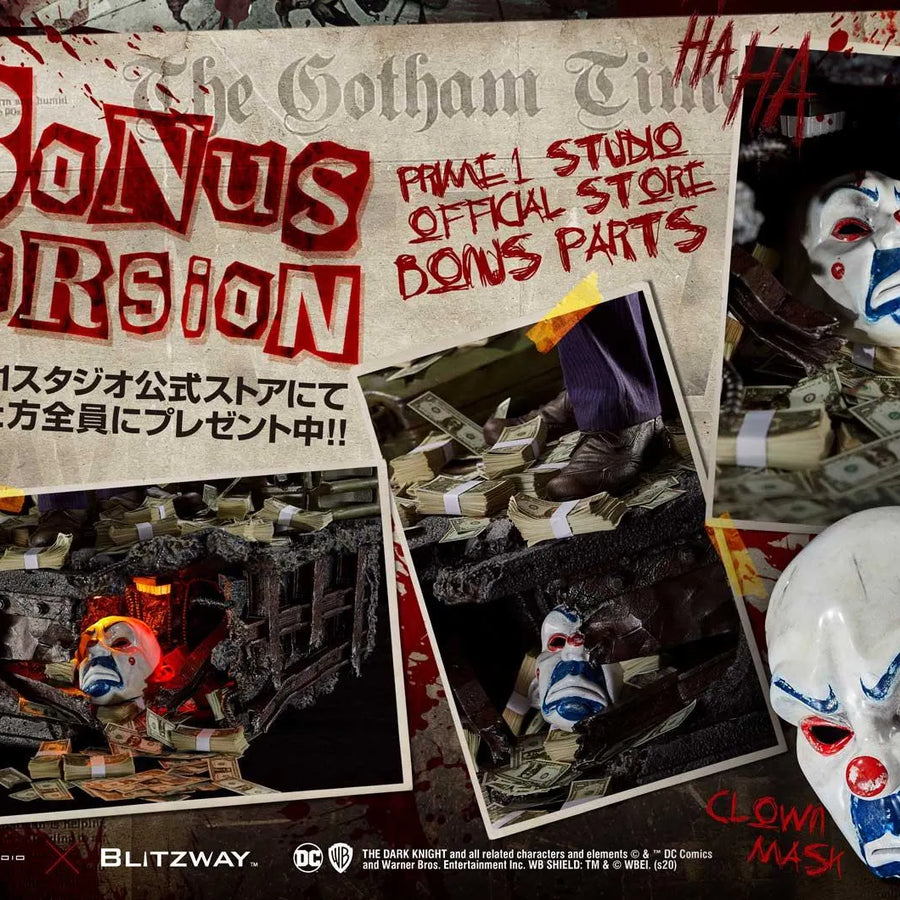 The Joker (Bonus Version) The Dark Knight (Film) – Prime1Studio – ActionFigure Brasil