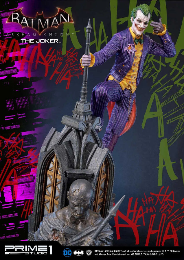The Joker (Exclusive Bonus Version) Batman: Arkham Knight – Prime1Studio – ActionFigure Brasil