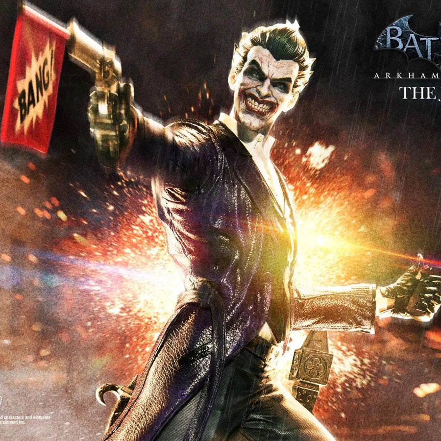 The Joker (Exclusive Version) Batman: Arkham Origins – Prime1Studio – ActionFigure Brasil