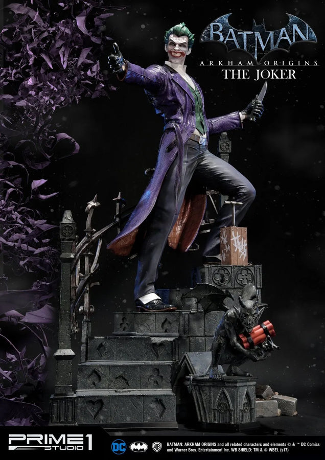 The Joker (Exclusive Version) Batman: Arkham Origins – Prime1Studio – ActionFigure Brasil
