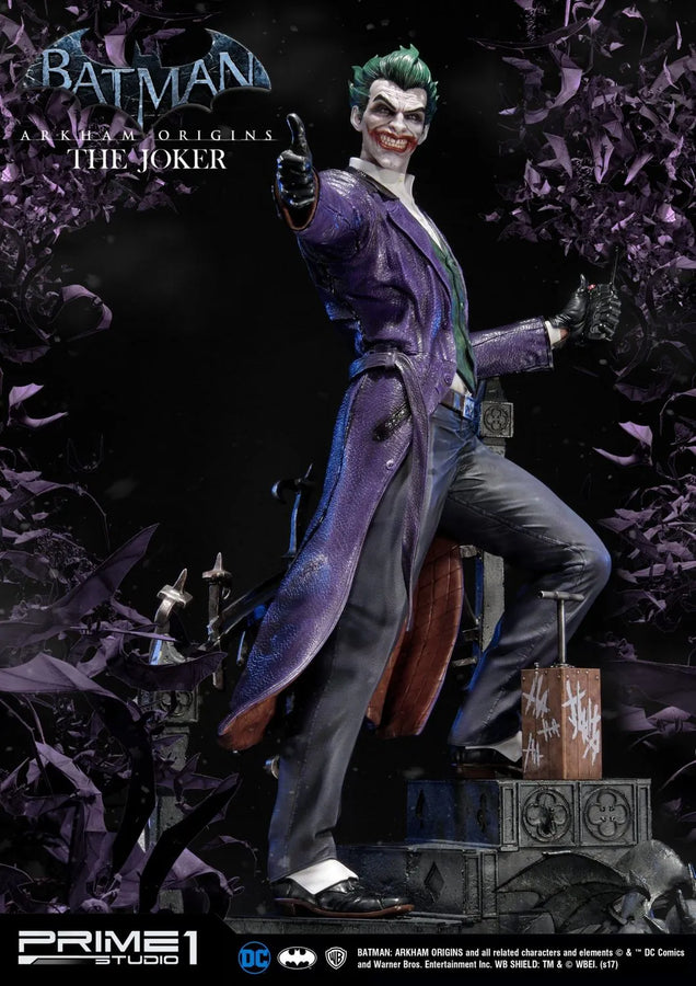 The Joker (Exclusive Version) Batman: Arkham Origins – Prime1Studio – ActionFigure Brasil
