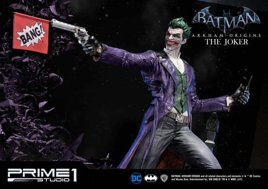 The Joker (Exclusive Version) Batman: Arkham Origins – Prime1Studio – ActionFigure Brasil