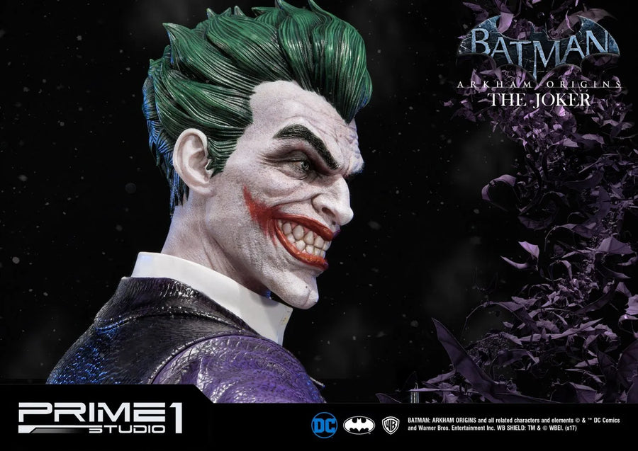 The Joker (Exclusive Version) Batman: Arkham Origins – Prime1Studio – ActionFigure Brasil
