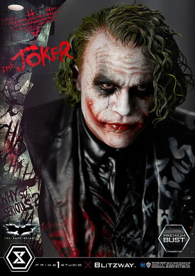 The Joker - LIMITED EDITION: 3800 – Prime 1 Studio – ActionFigure Brasil — com base expositora