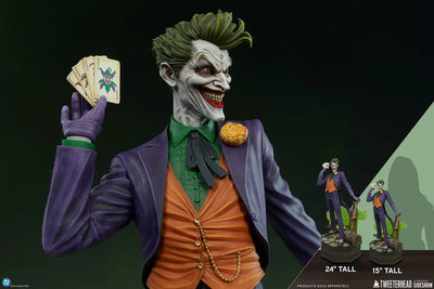 The Joker - LIMITED EDITION: TBD – Tweeterhead – ActionFigure Brasil — com base expositora