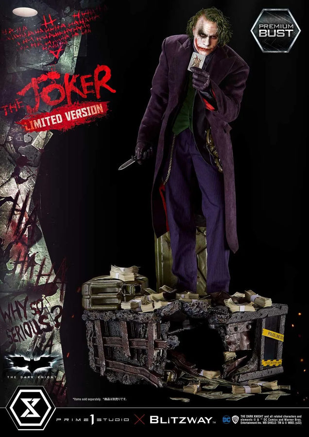 The Joker (Limited Version) The Dark Knight (Film) – Prime1Studio – ActionFigure Brasil