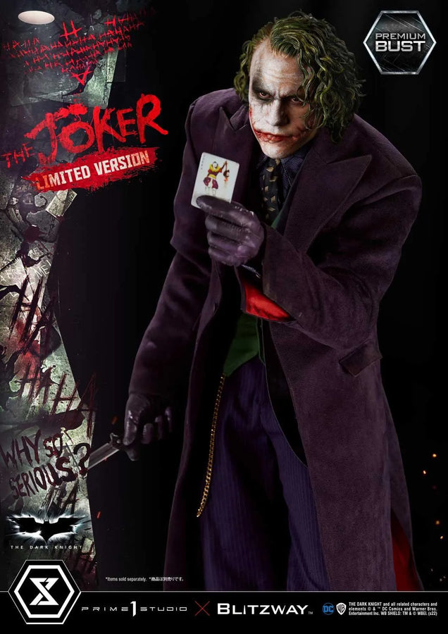 The Joker (Limited Version) The Dark Knight (Film) – Prime1Studio – ActionFigure Brasil
