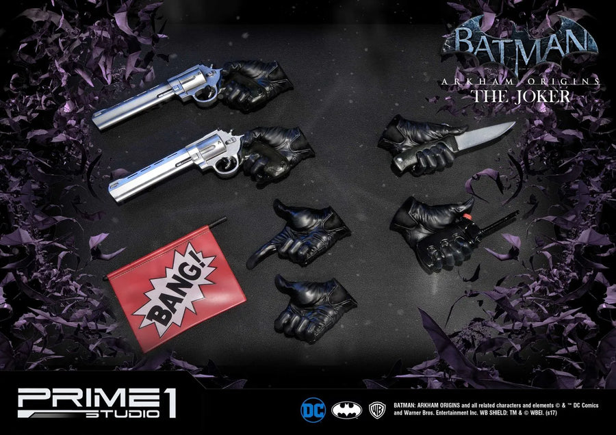 The Joker (Regular Version) Batman: Arkham Origins – Prime1Studio – ActionFigure Brasil