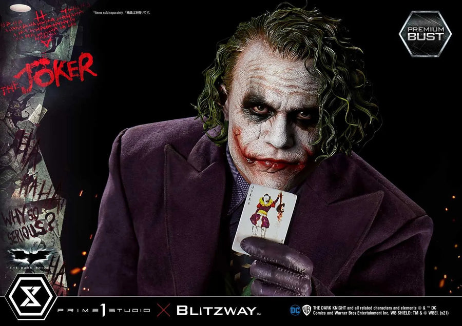 The Joker (Regular Version) The Dark Knight (Film) – Prime1Studio – ActionFigure Brasil