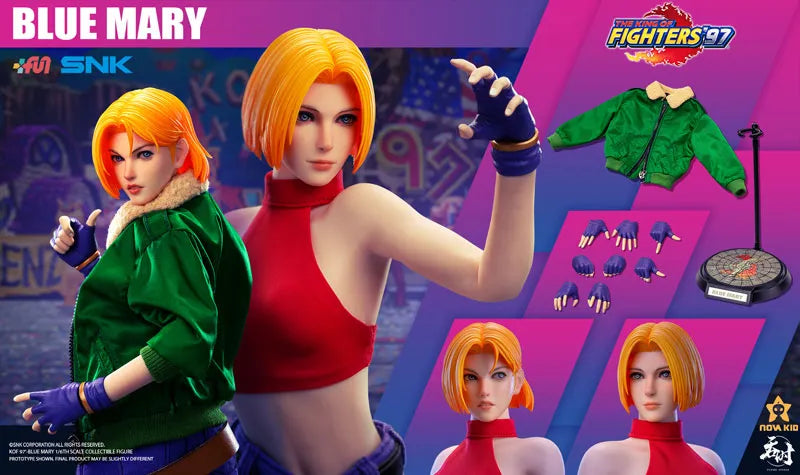 The King of Fighters '97 1/6 Blue Maryㅤ – TUNSHI STUDIO – ActionFigureBrasil