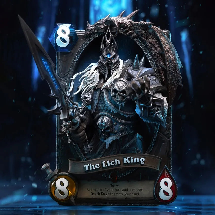 The Lich King 3D Art Frame – HEX Collectibles – ActionFigure Brasil