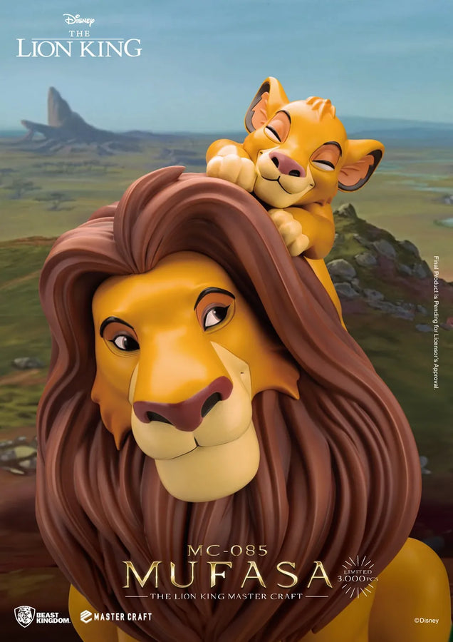 The Lion King - Mufasa - LIMITED EDITION: 3000 – Beast Kingdom – ActionFigure Brasil