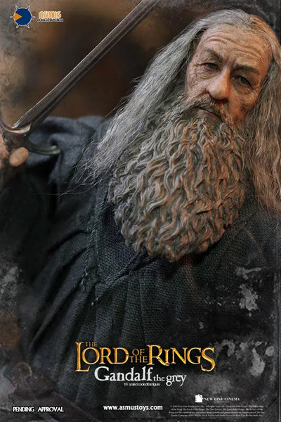 The Lord of the Rings 1/6 Collectible Action Figure - Gandalf the Greyㅤ – Asmus Toys – ActionFigureBrasil — iluminação de estúdio