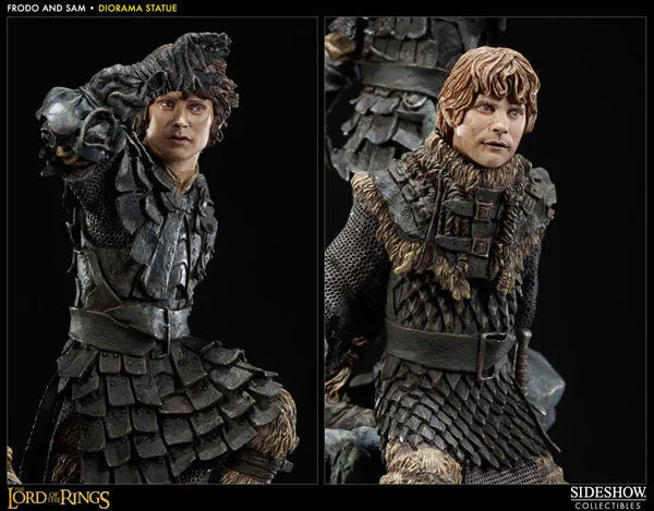 The Lord of the Rings Diorama Statue Frodo & Samwiseㅤ – Sideshow Collectibles – ActionFigureBrasil