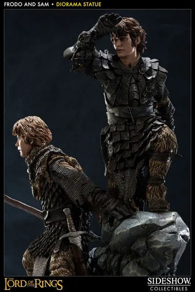 The Lord of the Rings Diorama Statue Frodo & Samwiseㅤ – Sideshow Collectibles – ActionFigureBrasil