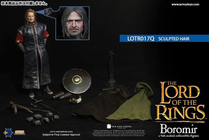 The Lord of the Rings - Heroes of the Middle-Earth: Boromir Sculpted Hair 1/6 Action Figureㅤ – Asmus Toys – ActionFigureBrasil