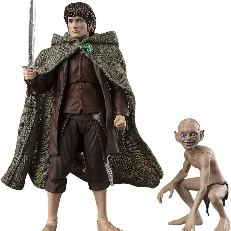The Lord of the Rings: The Fellowship of the Ring - Frodo Baggins - Gollum - S.H.Figuarts (Bandai Spirits)ㅤ – Bandai Spirits – ActionFigureBrasil