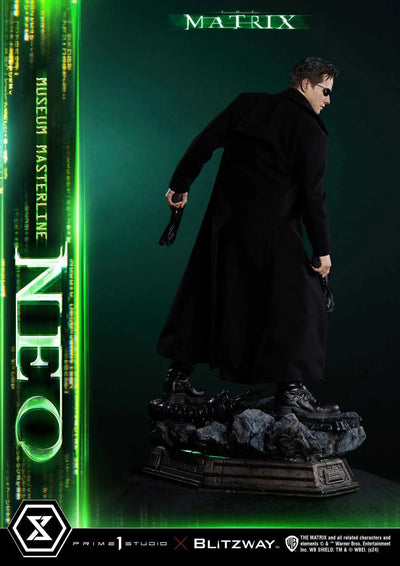 The Matrix - Neo - Museum Masterline Series (MMMAT-01) - 1/3 (Blitzway, Prime 1 Studio)ㅤ – Blitzway – ActionFigureBrasil — close
