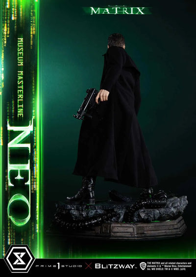 The Matrix - Neo - Museum Masterline Series (MMMAT-01) - 1/3 (Blitzway, Prime 1 Studio)ㅤ – Blitzway – ActionFigureBrasil — embalagem