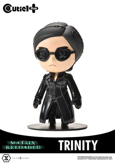 The Matrix Reloaded - Trinity - Cutie1 Plus (Prime 1 Studio)ㅤ – Prime 1 Studio – ActionFigureBrasil — com base expositora