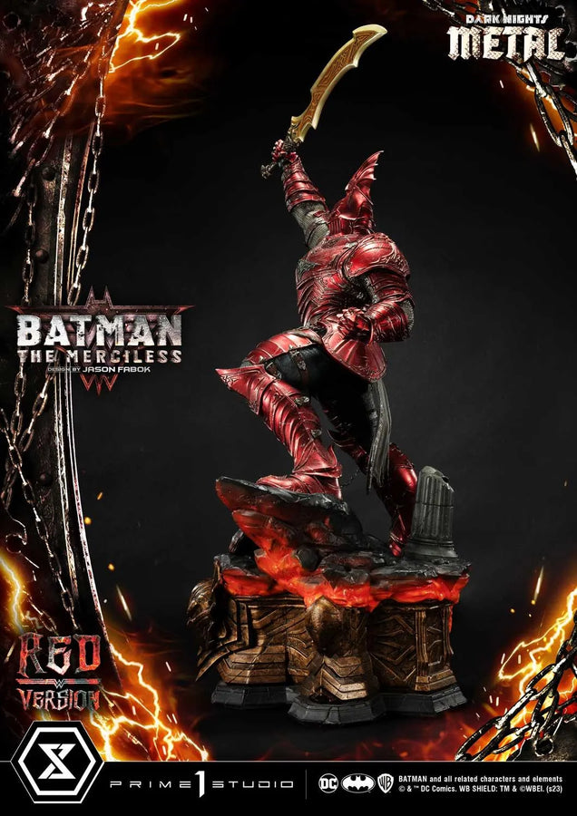 The Merciless (Red Version) Dark Nights: Metal (Comics) – Prime1Studio – ActionFigure Brasil