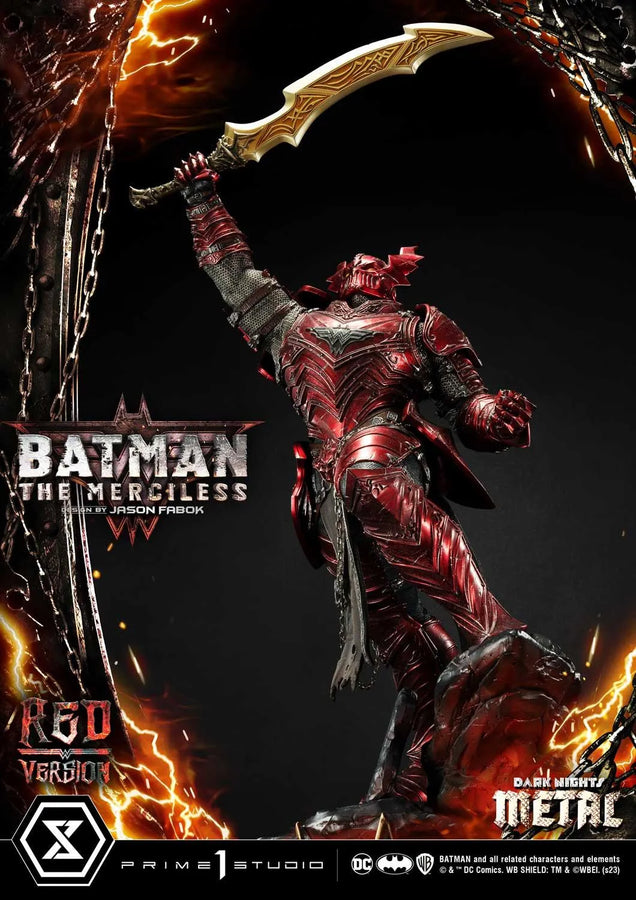 The Merciless (Red Version) Dark Nights: Metal (Comics) – Prime1Studio – ActionFigure Brasil
