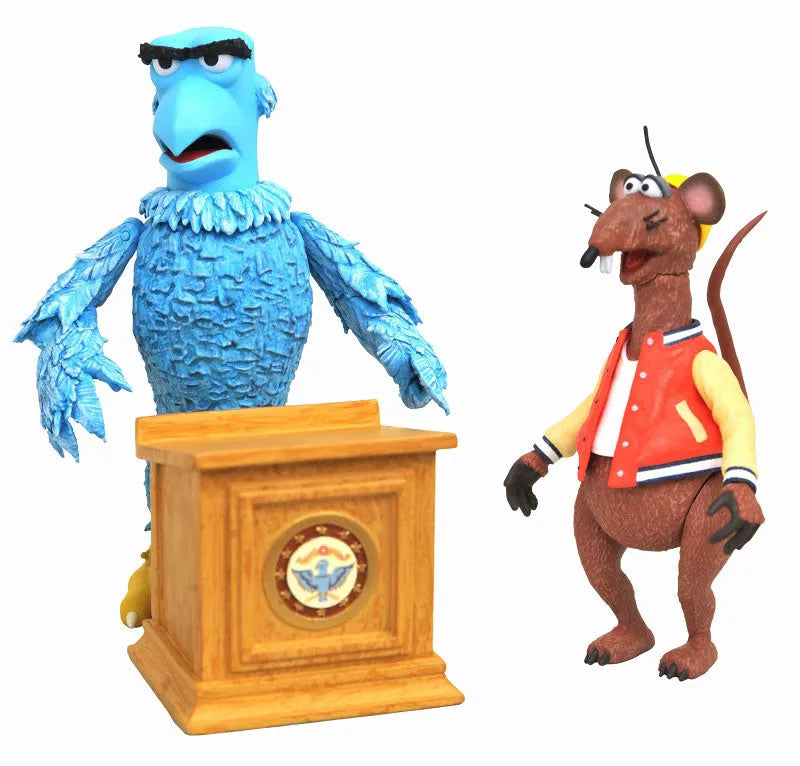 The Muppets / Sam the Eagle & Rizzo DLX Action Figure Box Setㅤ – Diamond Select Toys – ActionFigureBrasil