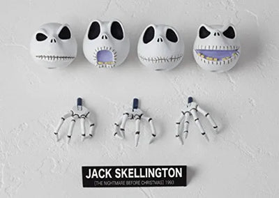 The Nightmare Before Christmas - Jack Skellington - Legacy of Revoltech LR-042 - Revoltech - Revoltech SFX #05 (Kaiyodo)ㅤ – Kaiyodo – ActionFigureBrasil — ângulo diferente