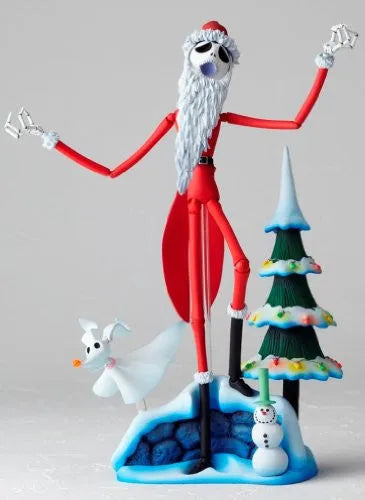 The Nightmare Before Christmas - Jack Skellington - Zero - Revoltech - Revoltech SFX #017 - Santa Ver. (Kaiyodo)ㅤ – Kaiyodo – ActionFigureBrasil