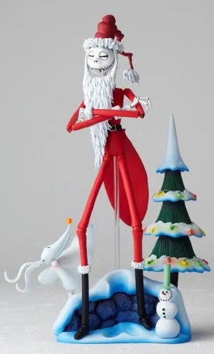 The Nightmare Before Christmas - Jack Skellington - Zero - Revoltech - Revoltech SFX #017 - Santa Ver. (Kaiyodo)ㅤ – Kaiyodo – ActionFigureBrasil