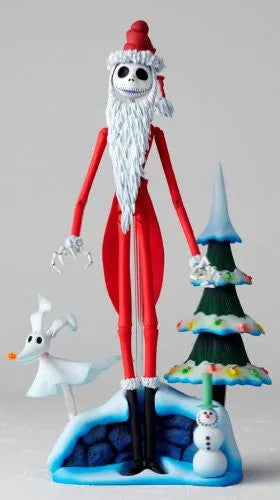 The Nightmare Before Christmas - Jack Skellington - Zero - Revoltech - Revoltech SFX #017 - Santa Ver. (Kaiyodo)ㅤ – Kaiyodo – ActionFigureBrasil